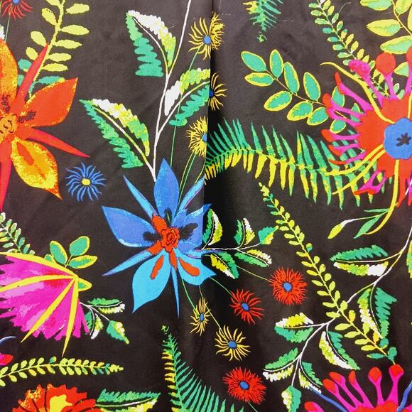 Blouse Size 2X Floral Tropical Whimsycore Fairy Bold Maximalist Vacation Resort - Picture 3 of 16